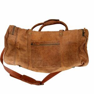 Myra Bag Vagabond Leather Duffle Travel Brown Weekender Unisex Rugged Overnight